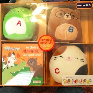NWT Alphabet Adventure Squishmallow Gift Set